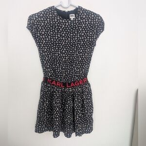 Karl Lagerfeld Kids Black Dress